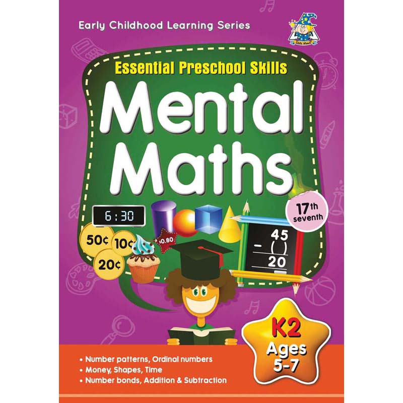 Greenhill Activity Book 5-7yr Mental Maths - Cafe Supply