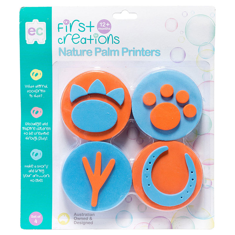 EC First Creations Nature Palm Printers Set 4 - Cafe Supply