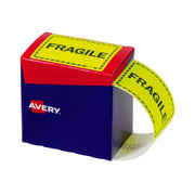 Avery Label Dispenser Fragile 75x99.6mm 750 Labels - Cafe Supply