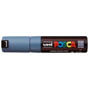 Uni Posca Marker 8.0mm Bold Chisel Slate Grey PC-8K - Cafe Supply