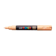 Uni Posca Marker 0.7mm Ultra-Fine Round Tip Light Orange PC-1M - Cafe Supply