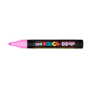 Uni Posca Marker 1.8-2.5mm Med Bullet Fluoro Pink PC-5M - Cafe Supply