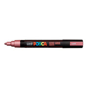 Uni Posca Marker 1.8-2.5mm Med Bullet Metallic Red PC-5M - Cafe Supply