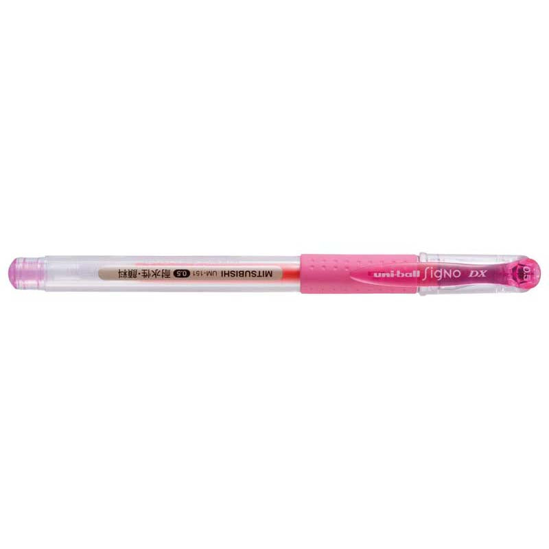 Uni-ball Signo DX 0.5mm Capped Rollerball Pink UM-151-05 - Cafe Supply