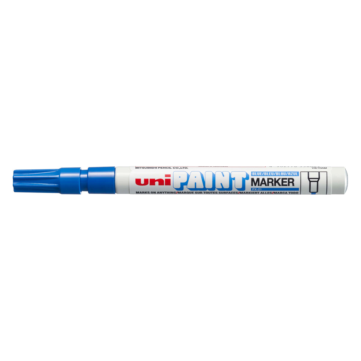 Uni Paint Marker 1.2mm Bullet Tip Blue PX-21 - Cafe Supply