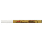 Uni Paint Marker 0.8mm Bullet Tip Gold PX-203 - Cafe Supply