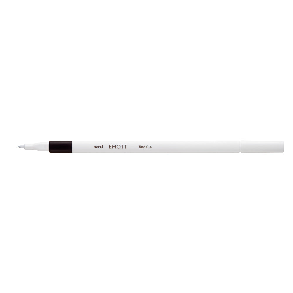 Uni Emott Everfine Fineliner 0.4mm Black - Cafe Supply