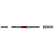 Uni Prockey Marker Dual Tip 0.4/0.9mm Grey PM-120 - Cafe Supply