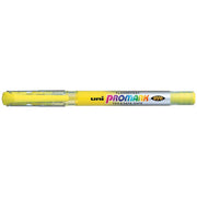 Uni Promark Highlighter 4.0mm Chisel Yellow USP-105 - Cafe Supply