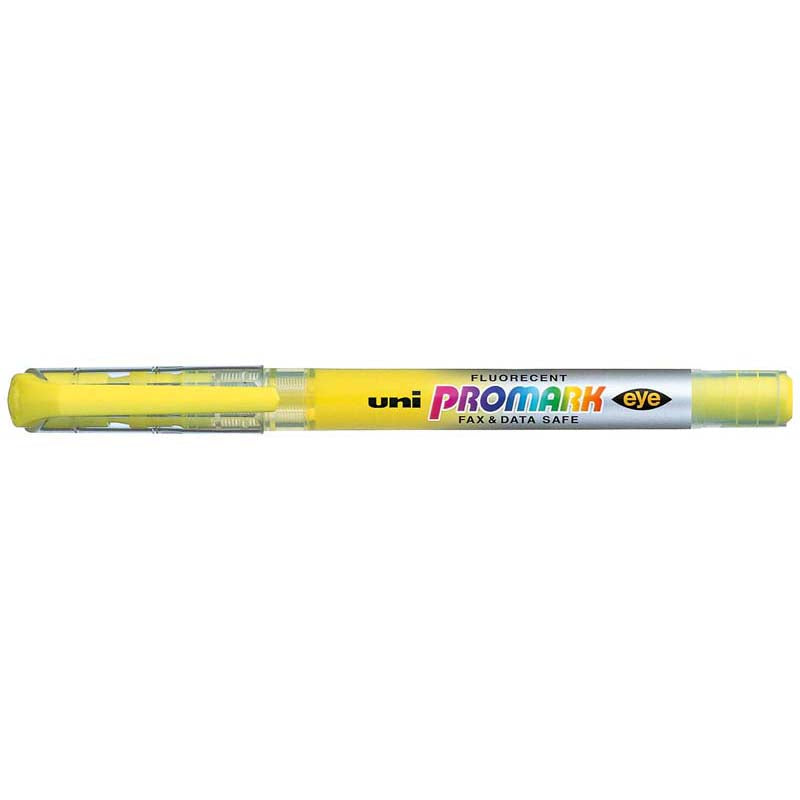 Uni Promark Highlighter 4.0mm Chisel Yellow USP-105 - Cafe Supply