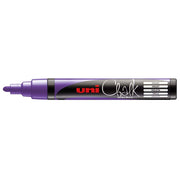 Uni Chalk Marker 1.8-2.5mm Bullet Tip Violet PWE-5M - Cafe Supply