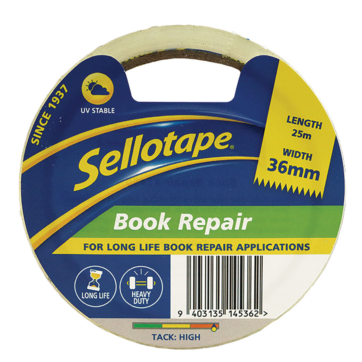 Sellotape 1450 Book Repair 36mmx25m - Cafe Supply