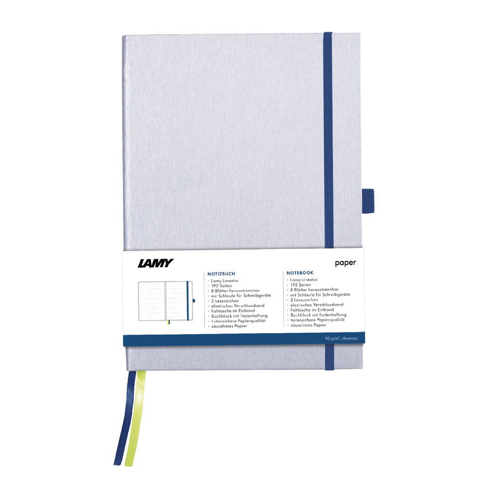 Lamy Notebook Fountain Pen Gift Set A5 Hard Cover Oceanblue - Cafe Supply