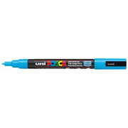 Uni Posca Marker 0.9-1.3mm Fine Light Blue PC-3M - Cafe Supply