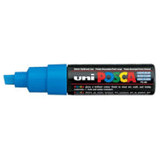Uni Posca Marker 8.0mm Bold Chisel Light Blue PC-8K - Cafe Supply