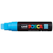 Uni Posca Marker 15.0mm Extra-Broad Chisel Light Blue PC-17K - Cafe Supply