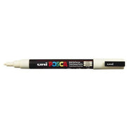 Uni Posca Marker 0.9-1.3mm Fine Ivory PC-3M - Cafe Supply
