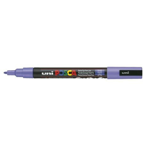 Uni Posca Marker 0.9-1.3mm Fine Lilac PC-3M - Cafe Supply