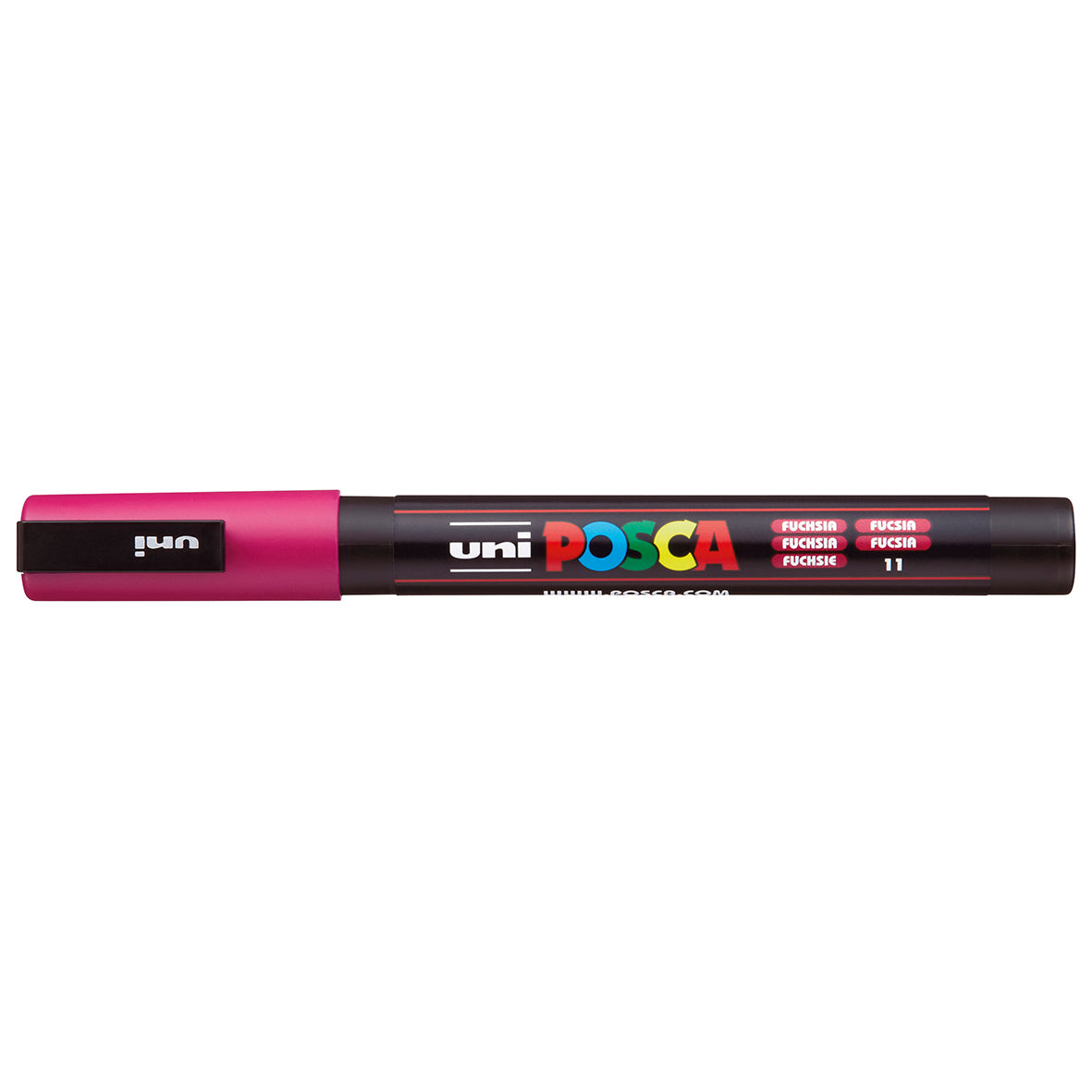 Uni Posca Marker 0.9-1.3mm Fine Fuchsia PC-3M - Cafe Supply