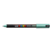 Uni Posca Marker 0.7mm Ultra-Fine Pin Tip Met Green PC-1MR - Cafe Supply