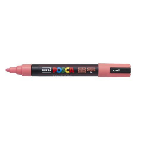 Uni Posca Marker 1.8-2.5mm Med Bullet Coral Pink PC-5M - Cafe Supply