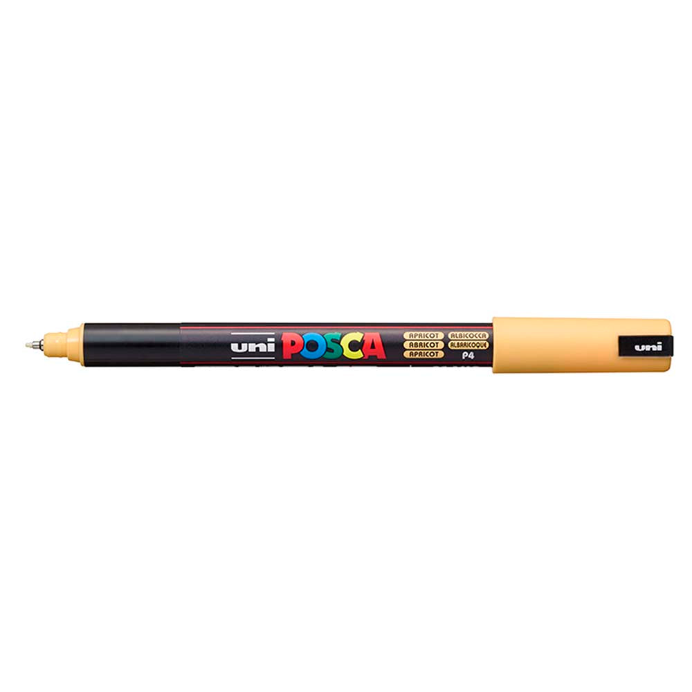 Uni Posca Marker 0.7mm Ultra-Fine Pin Tip Apricot PC-1MR - Cafe Supply