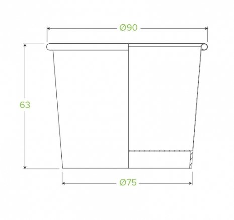 250ML / 8OZ NATURAL BIOBOWL - Cafe Supply