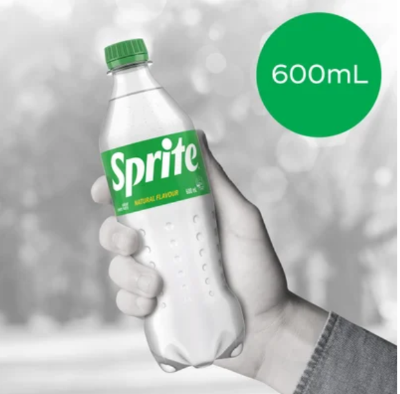 Sprite Natural Flavour Soft Drink 600ml - Cafe Supply