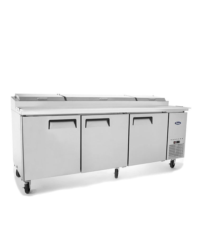 3 DOOR PIZZA PREP TABLE FRIDGE 2362 MM MPF8203 - Cafe Supply