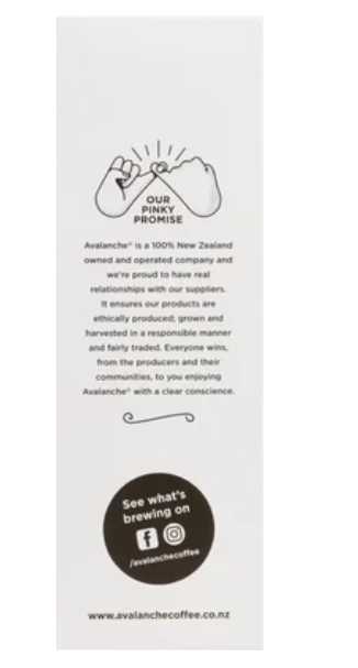 Avalanche Cappuccino Coffee Sticks 10 x 16g - Cafe Supply