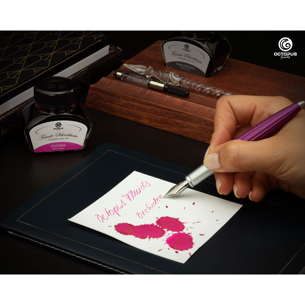 Octopus Fluids Fountain Pen Ink Orchid (Orchidee) 30ml