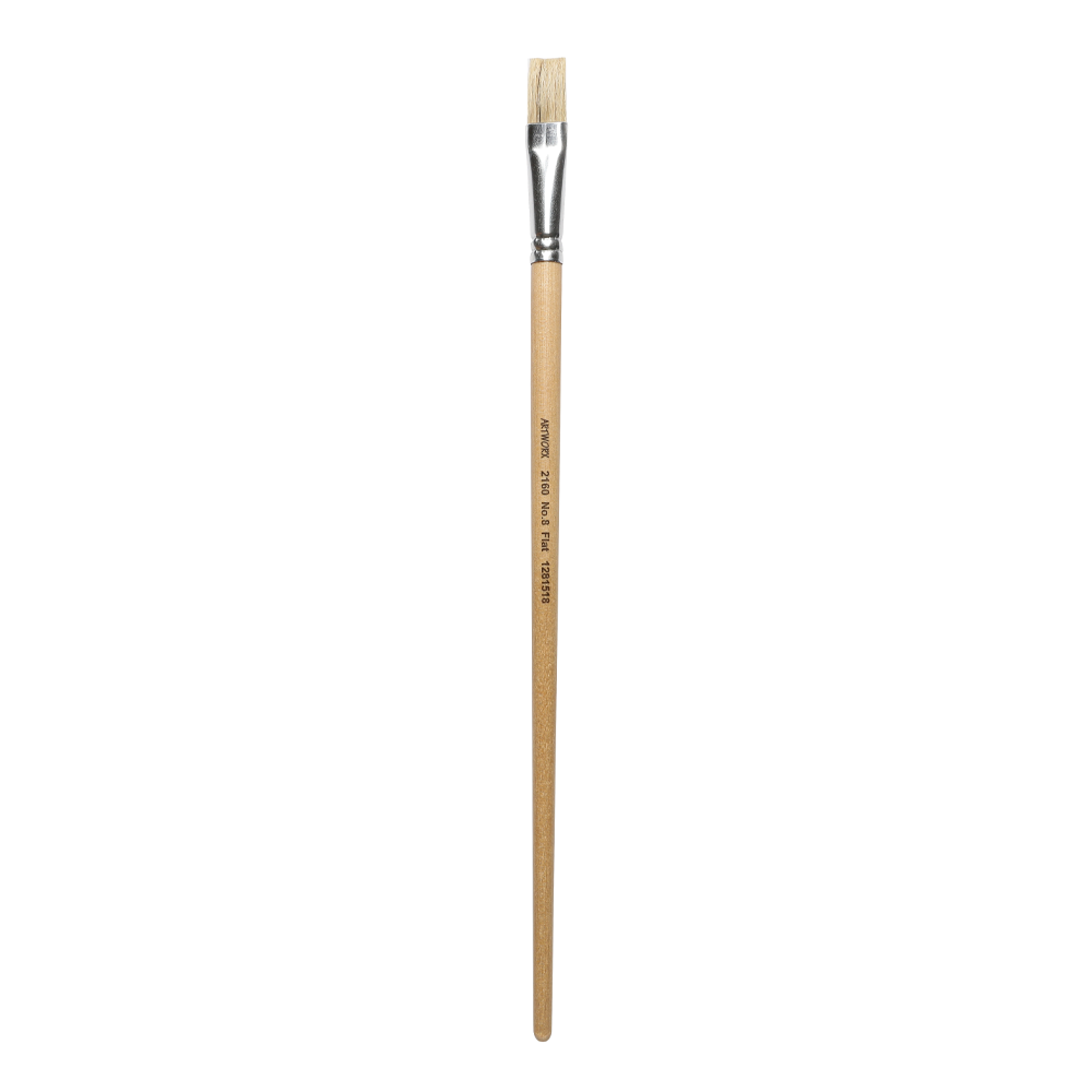 Artworx Paint Brush 2160 Flat Size 8 14mm