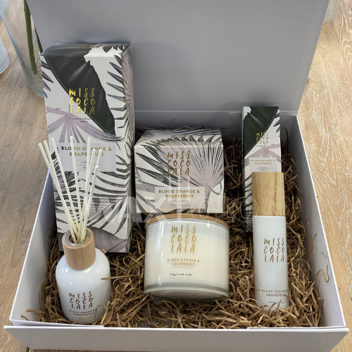 Miss Coco Lala Gift Box - Blood Orange & Grapefruit (3) - Cafe Supply