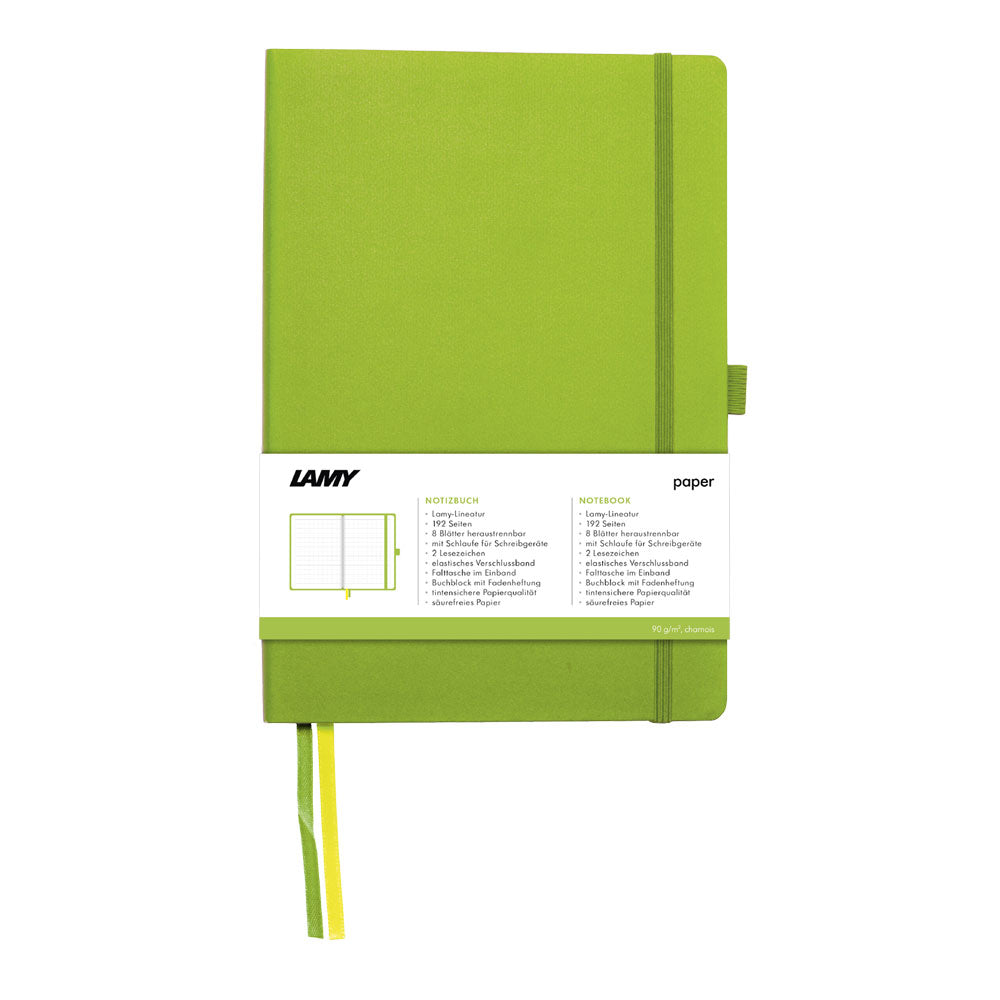 Lamy Notebook Fountain Pen Gift Set A6 Soft Cover Green - Cafe Supply