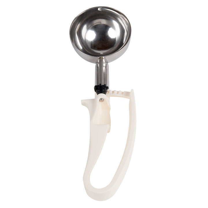 3 ⅕-ounce disher with ivory squeeze handle