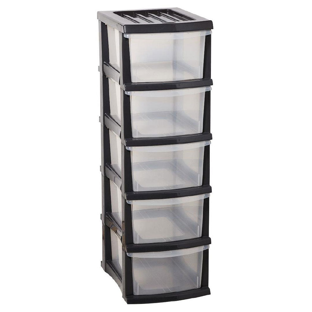 Taurus Storage Organiser 5 Drawer Grey - Cafe Supply