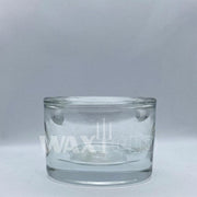 80 x 60mm Clear Chunky Glass T/Light Holder - Cafe Supply