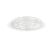 390-650/12-22OZ 90MM PET PAPER COLD CUP CLEAR FLAT LID - Cafe Supply