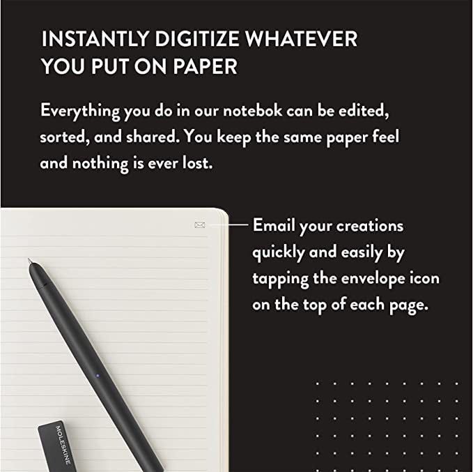 Moleskine SWS3 - Smart Pen 3 + Smart NB Large Black - Cafe Supply