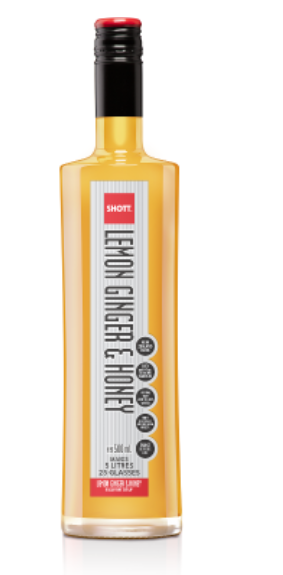Shott Lemon Ginger & Honey Real Fruit Syrup 500ml