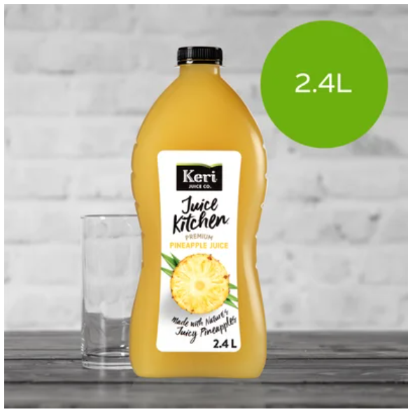 Keri Juice Kitchen Premium Pineapple Juice 2.4l - Cafe Supply