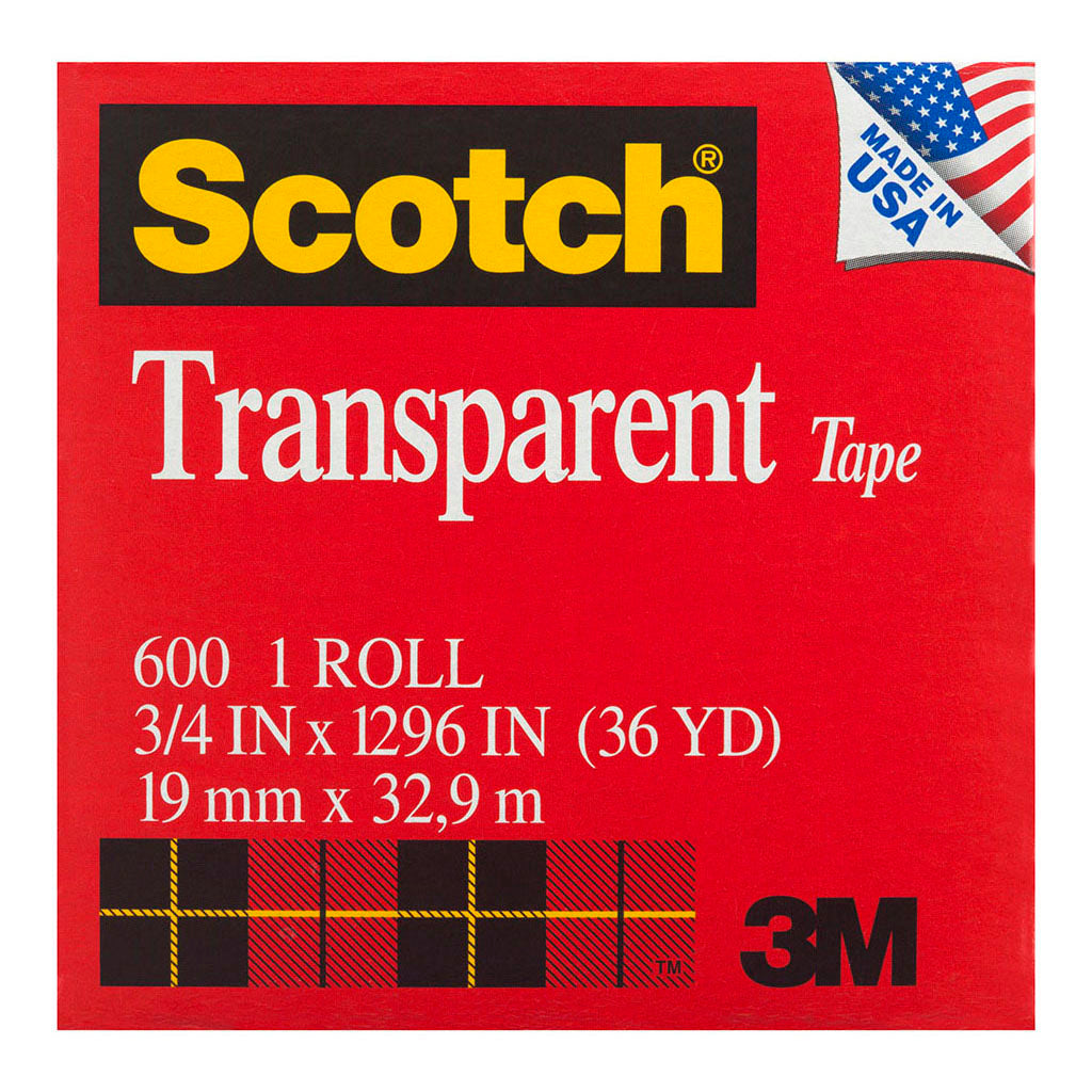 Scotch Transparent Tape 600 19mm x 33m