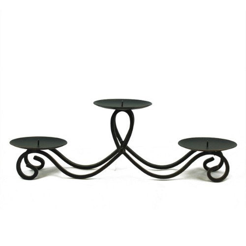 440mm Long Black/Gold Iron Holder (3) - Cafe Supply