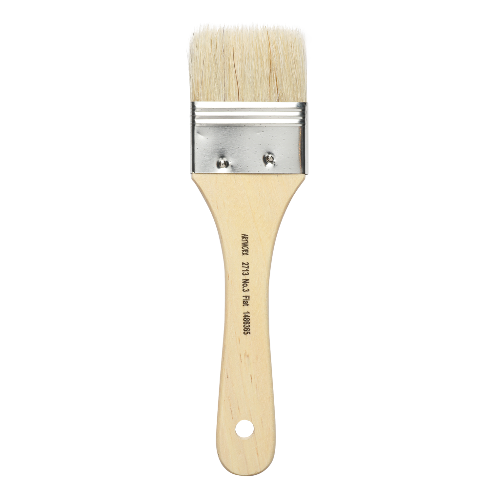 Artworx Paint Brush 2713 Flat Size 3 50mm