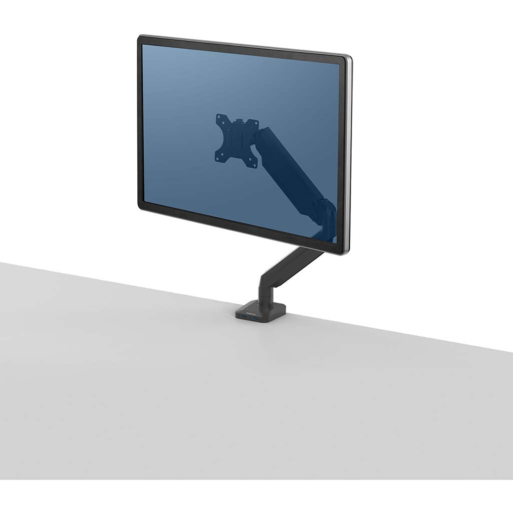 Fellowes Monitor Arm Platinum Single