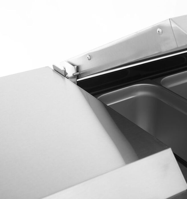 1 DOOR PIZZA PREP TABLE FRIDGE 1117 MM MPF8201 - Cafe Supply