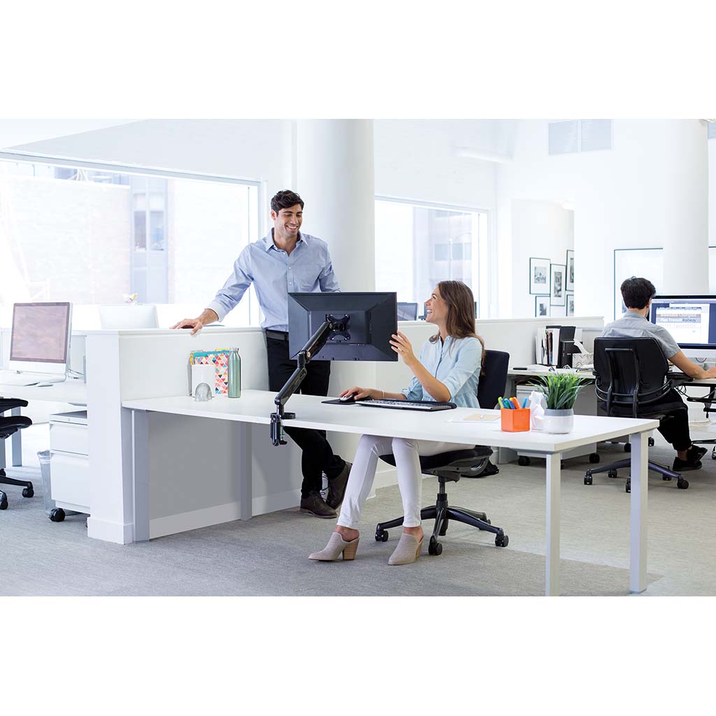 Fellowes Monitor Arm Platinum Single