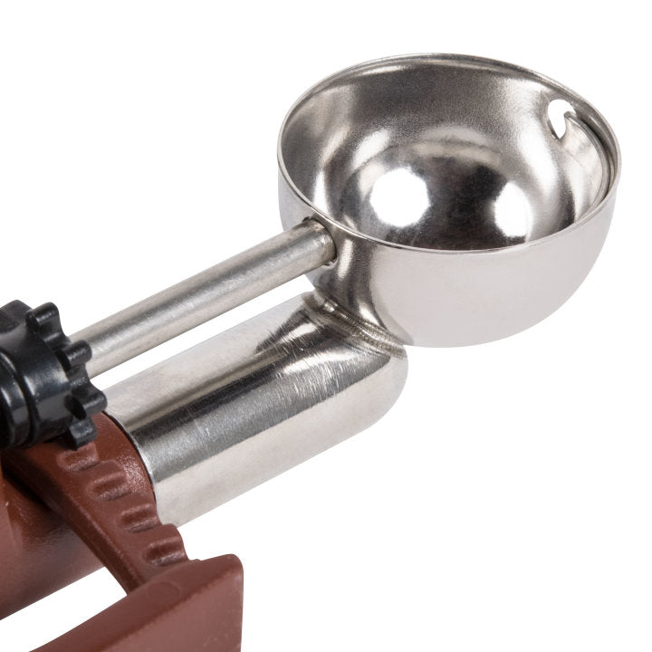 .47-ounce disher with plum squeeze handle