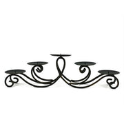 600mm Long Black/Gold Iron Holder (5) - Cafe Supply