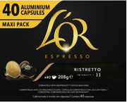 L'OR Espresso Ristretto Intensity 11 Coffee Capsules 40pk